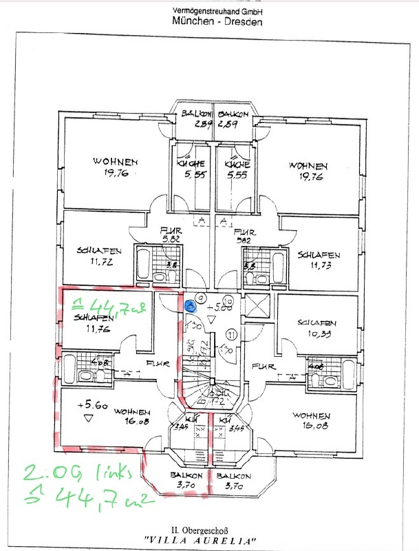 WE 8, 2OG links Wohnung Dresden