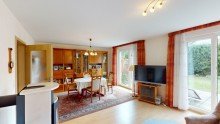 Wohnzimmer Ihr Traumhaus erwartet Sie: Charmante Doppelhaush�lfte im gr�nen Herzen Dresdens!