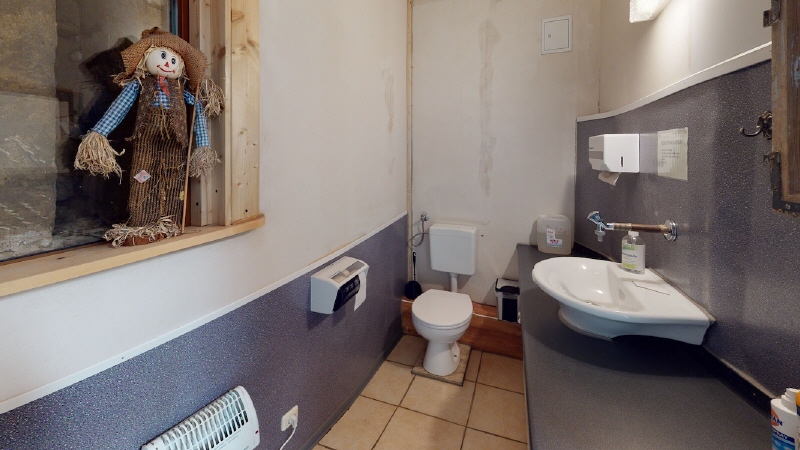 G�ste WC Besucherscheune Haus Struppen