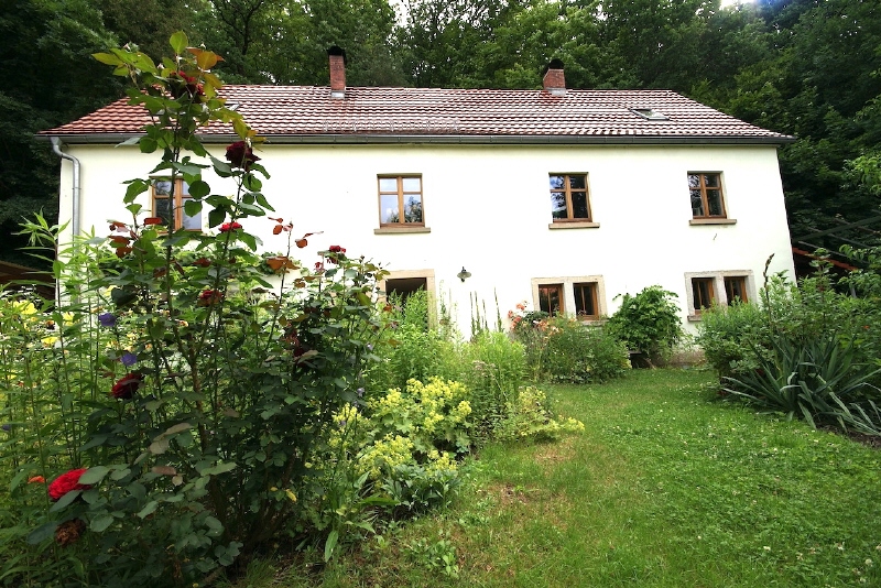 Blick vom Grundst�ck Einfamilienhaus Kreischa