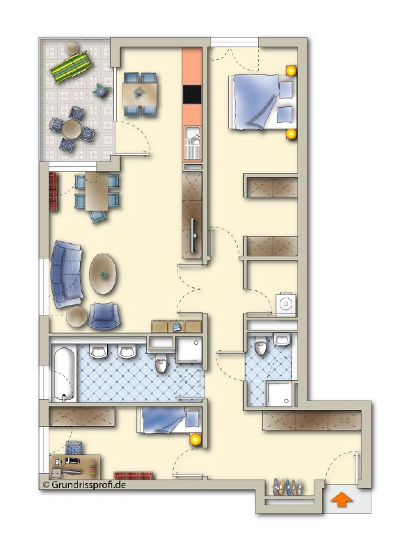 Grundriss Wohnung Dresden