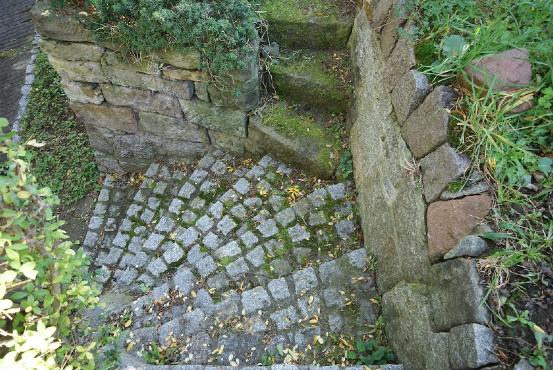 Treppe zur Garage Haus Dresden